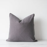 Charcoal Linen Pillow Cover