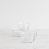 Clear Glass Ramekin Set 0-b-All New Inter Continental Mercantile