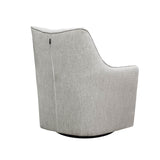 Kenny Swivel Club Chair - Woven Linen