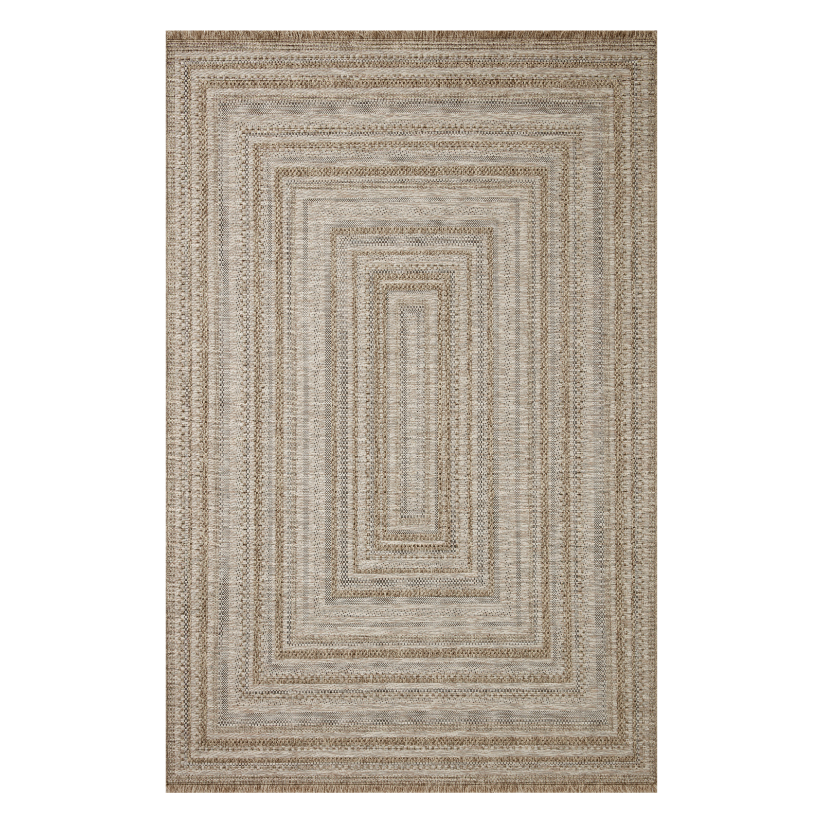 IN STORE - Loloi Dawn Natural Concentric Outdoor Rug IN STORE - Rugs Loloi