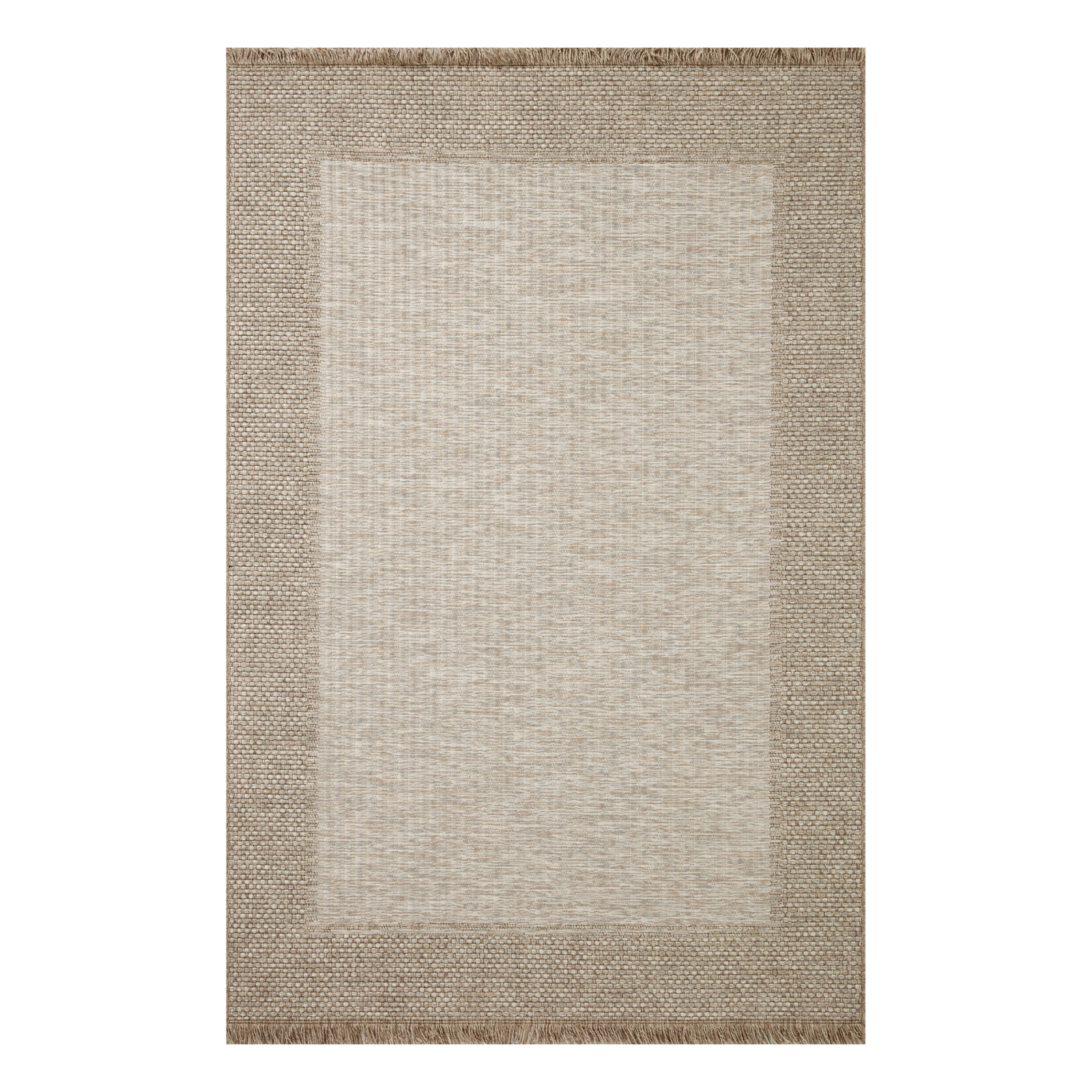 Loloi Dawn Natural Border Outdoor Rug 5-Rugs - indoor/outdoor Loloi