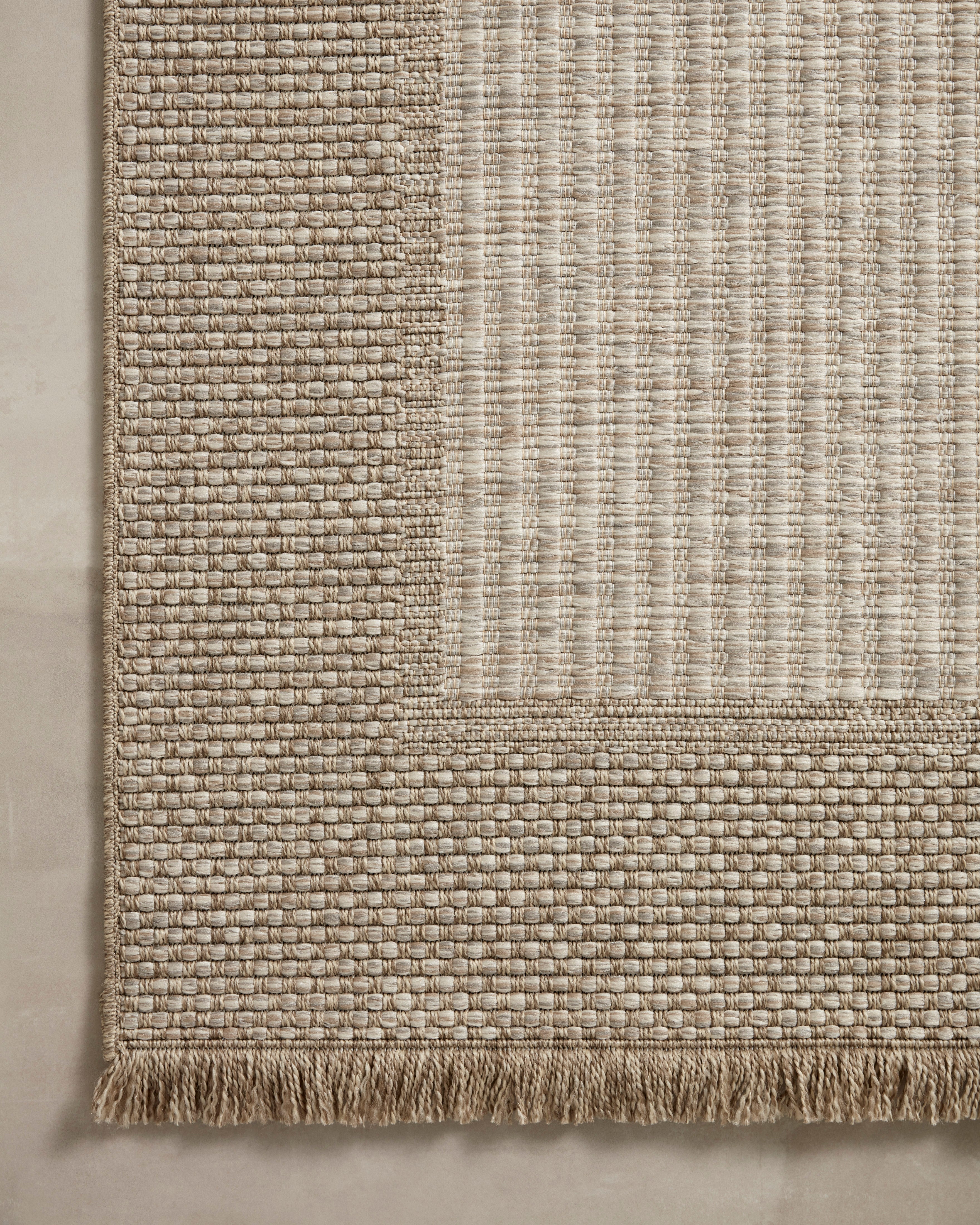 Loloi Dawn Natural Border Outdoor Rug 5-Rugs - indoor/outdoor Loloi