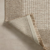 Loloi Dawn Natural Border Outdoor Rug 5-Rugs - indoor/outdoor Loloi