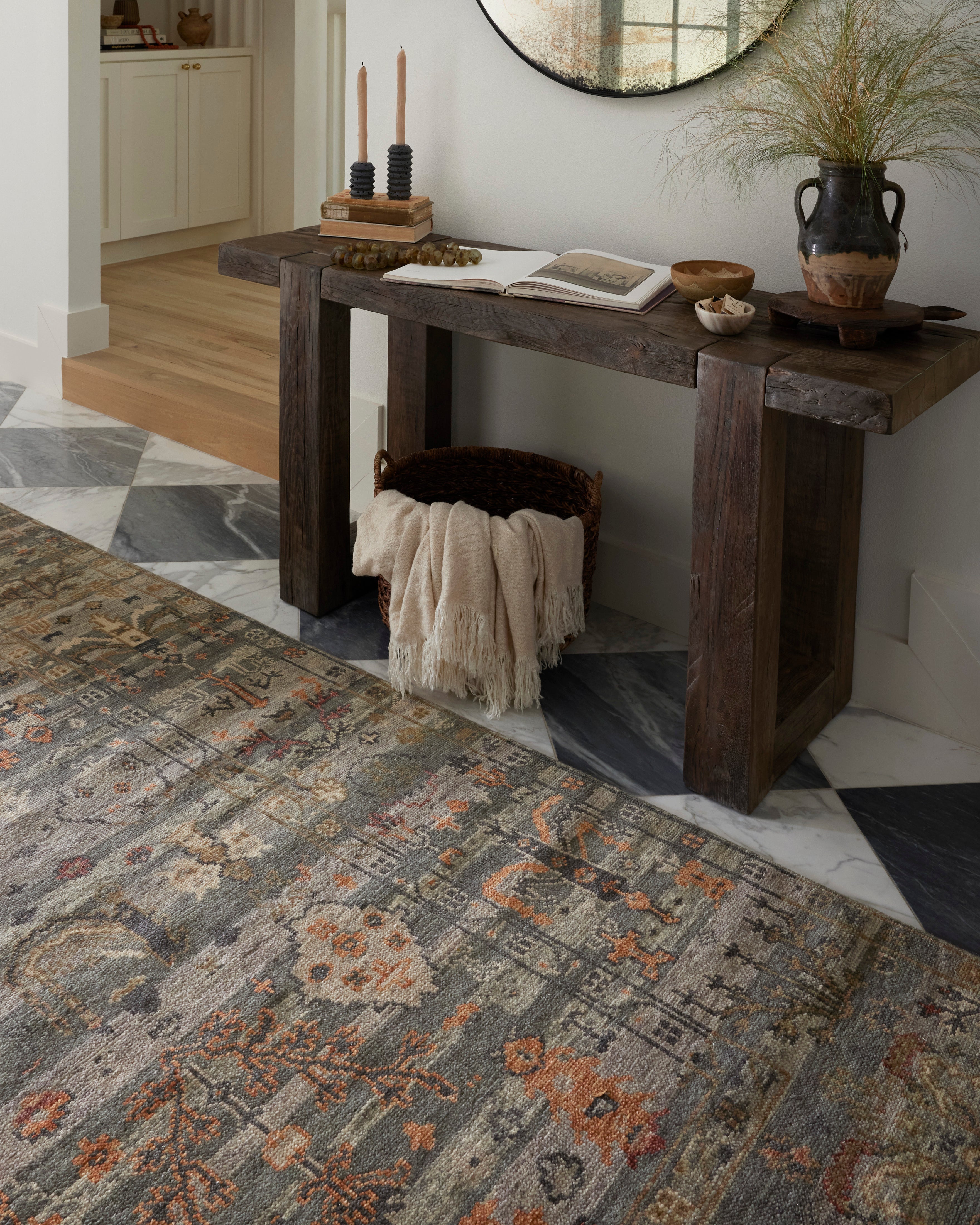 Loloi Dominic Slate / Multi Rug 3-natural fibre rugs Loloi