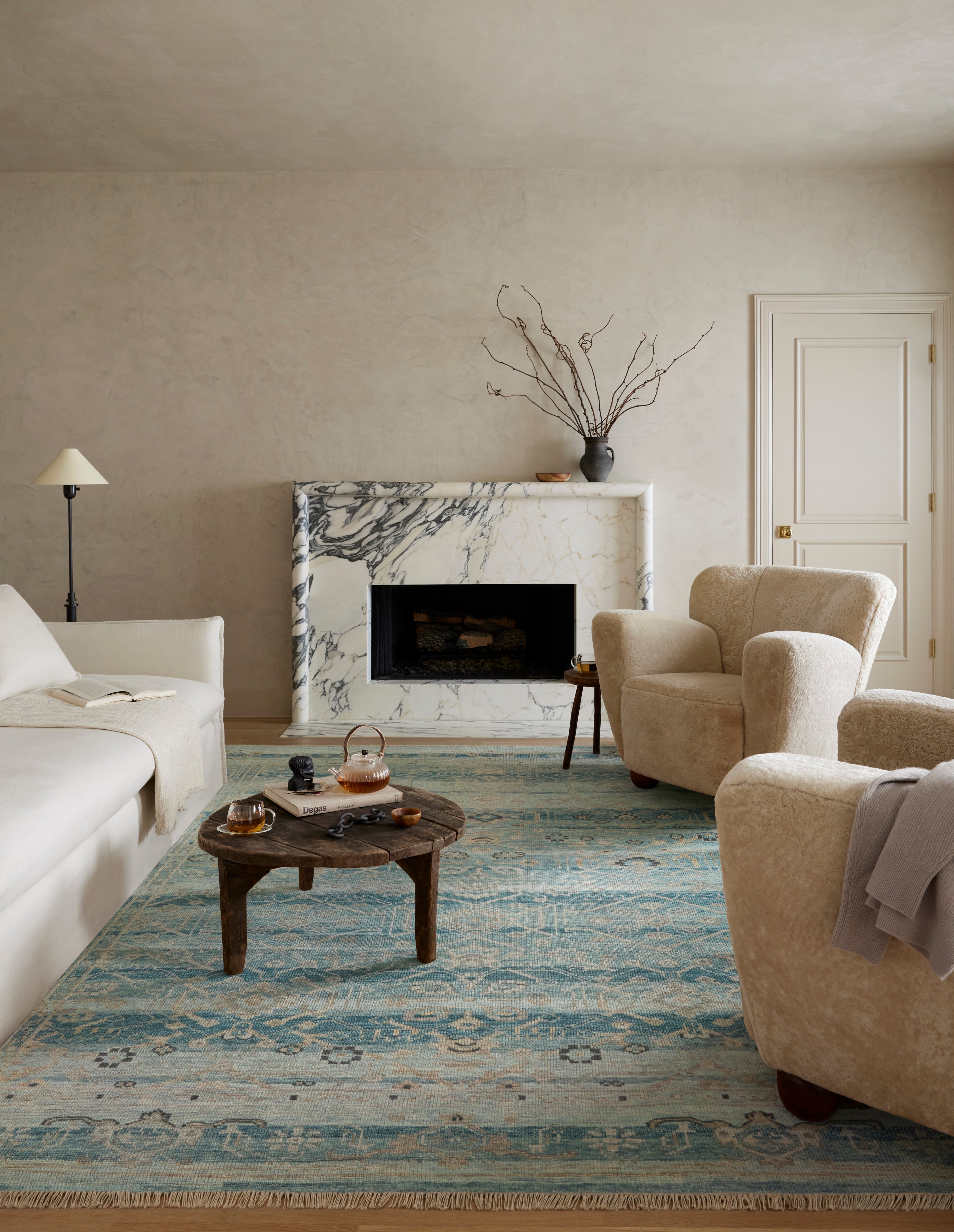 Loloi Dominic Sky / Natural Rug 3-natural fibre rugs Loloi