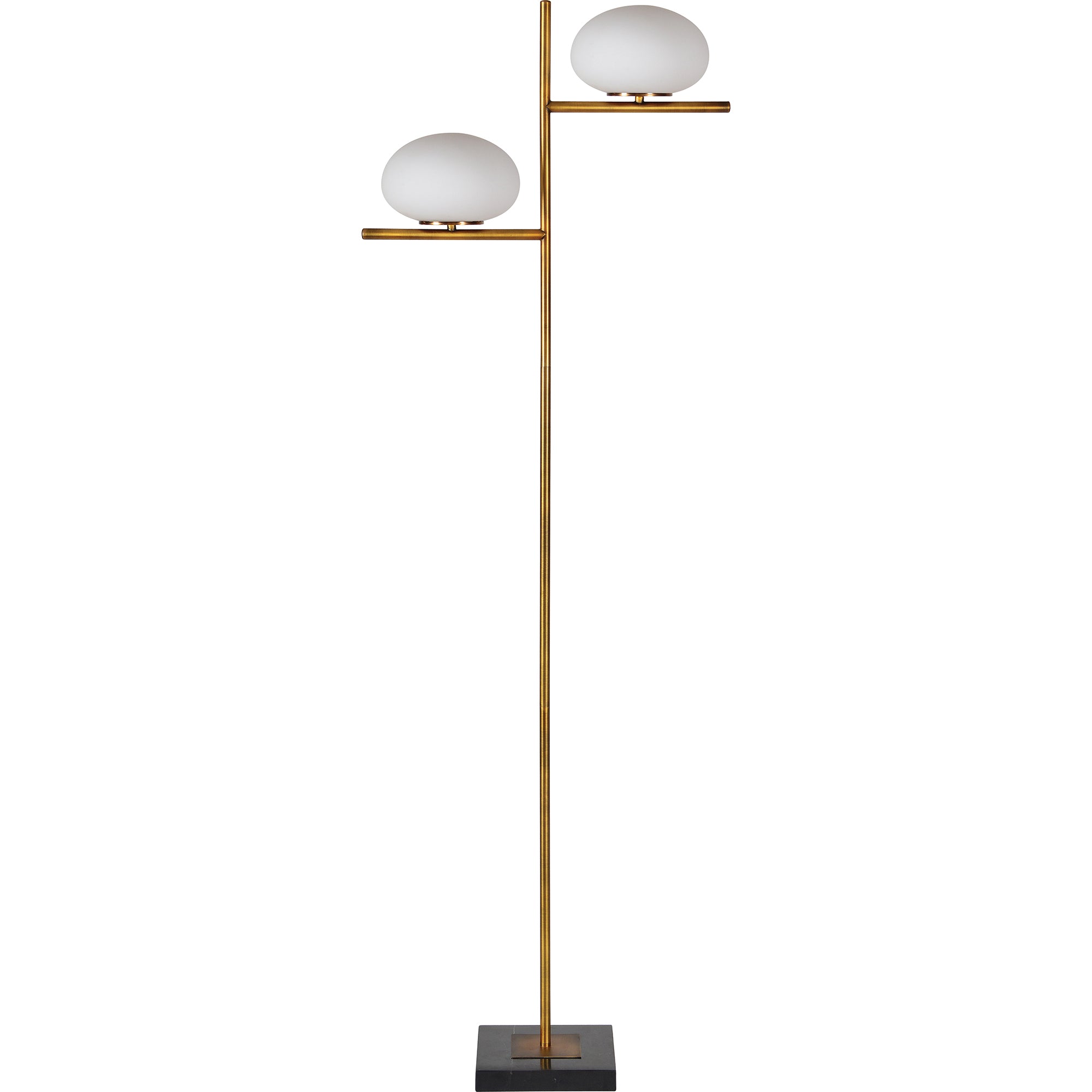 Deborah Brass & Marble Floor Lamp - Rug & Weave