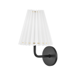 Demi Wall Sconce LIGHTING - sconce Hudson Valley Lighting Curved Soft Black