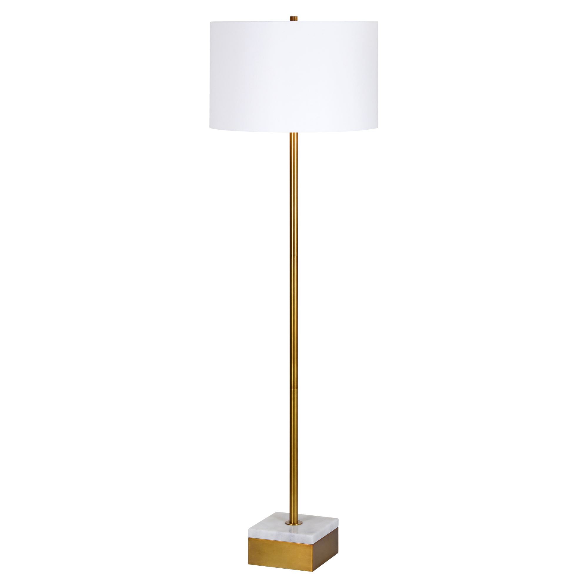 Gabriel Gold & Marble Floor Lamp - Rug & Weave