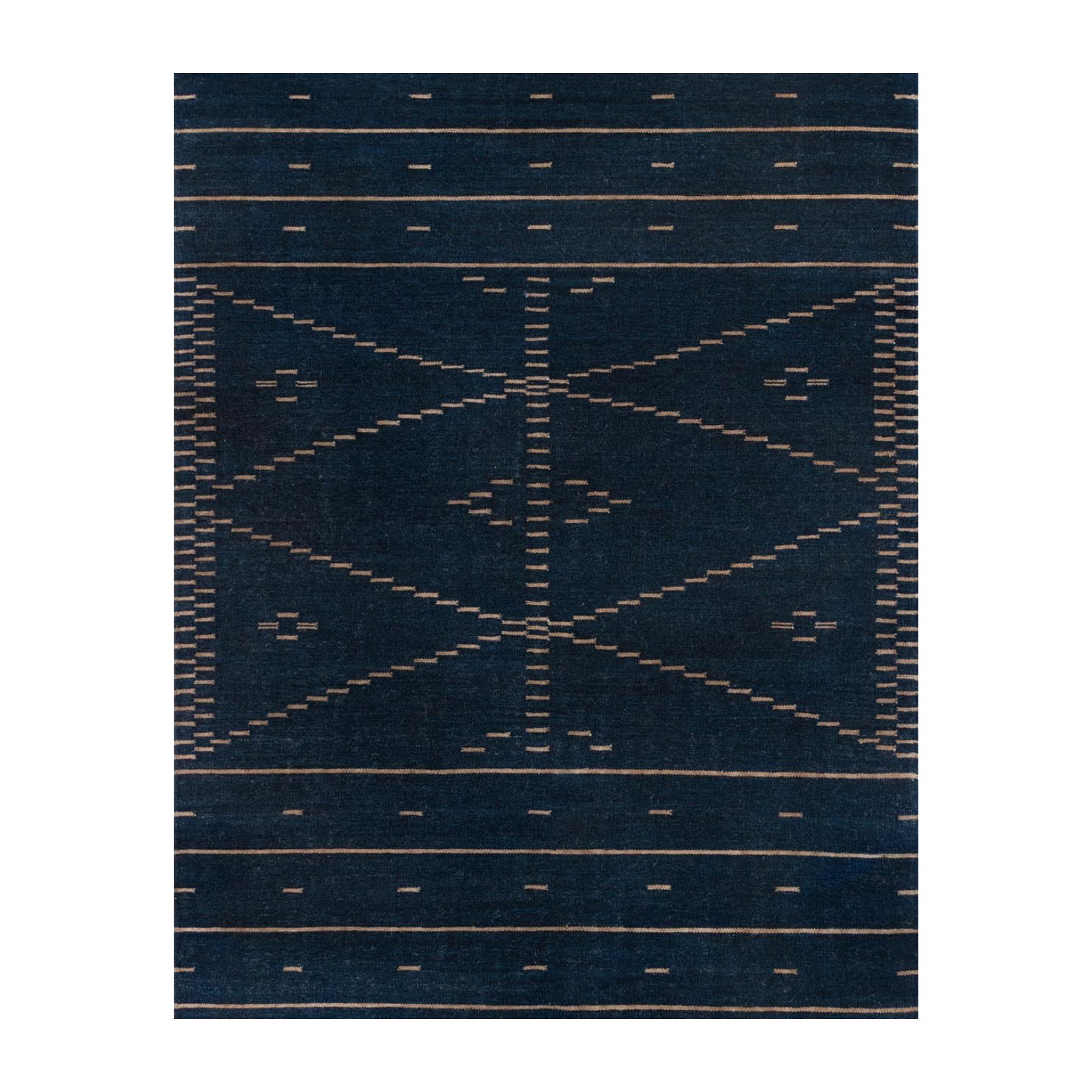 Duar Dalao Indigo RUGS - patterned Momeni