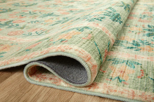 Rifle Paper Co. X Loloi/ Eden Mughal Rose Moss Rug 0-RUGS-patterned Loloi