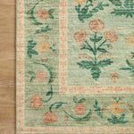 Rifle Paper Co. X Loloi/ Eden Mughal Rose Moss Rug 0-RUGS-patterned Loloi