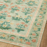 Rifle Paper Co. X Loloi/ Eden Mughal Rose Moss Rug 0-RUGS-patterned Loloi