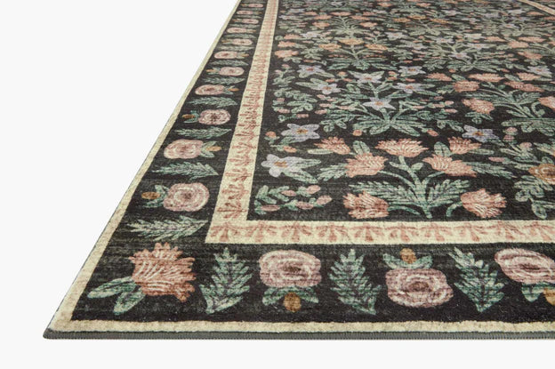 Rifle Paper Co. X Loloi/ Eden Mughal Garden Black Rug 0-RUGS-patterned Loloi