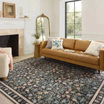 Rifle Paper Co. X Loloi/ Eden Mughal Garden Black Rug 0-RUGS-patterned Loloi