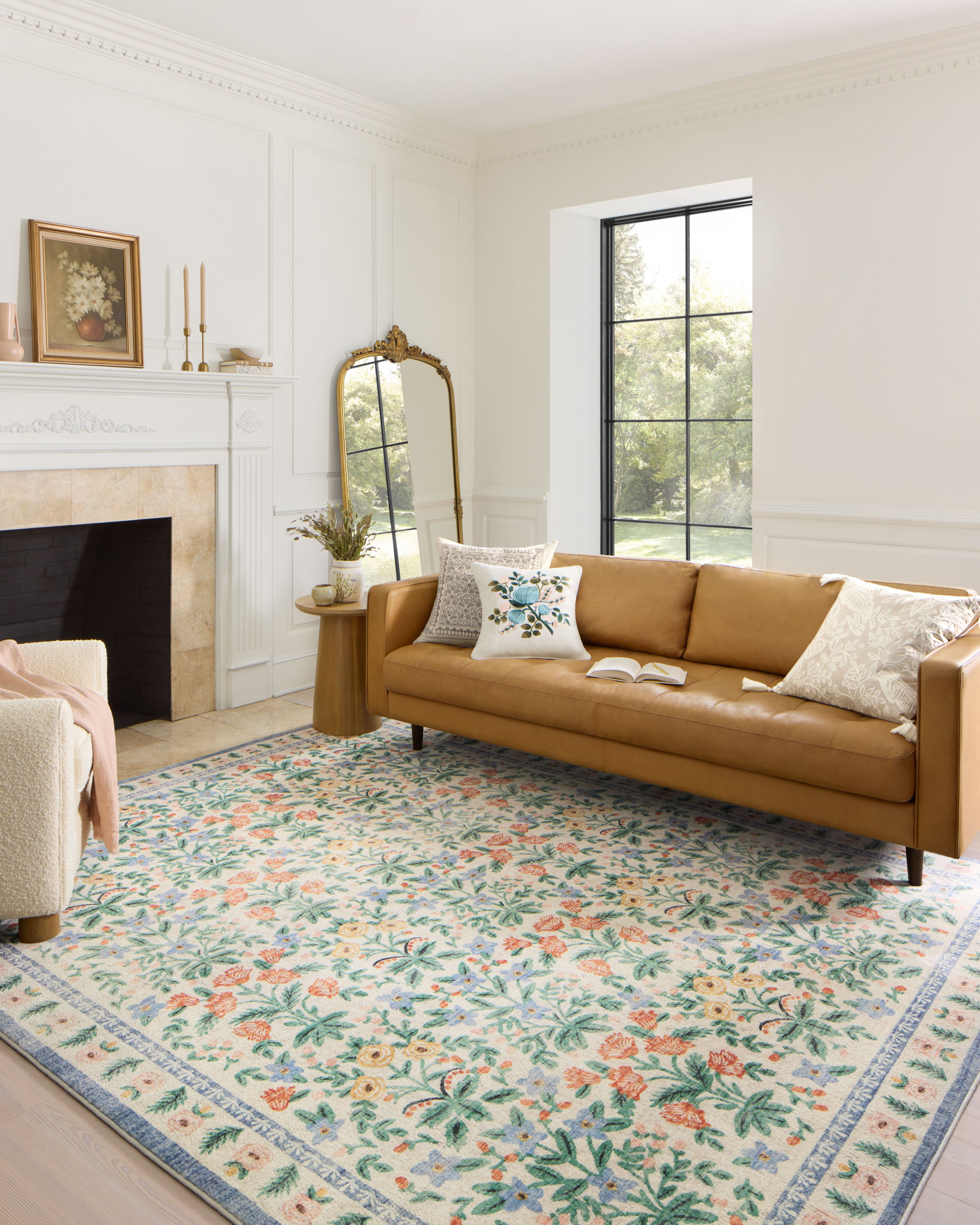 Rifle Paper Co. x Loloi Eden Mughal Garden Cream Rug - Rug & Weave