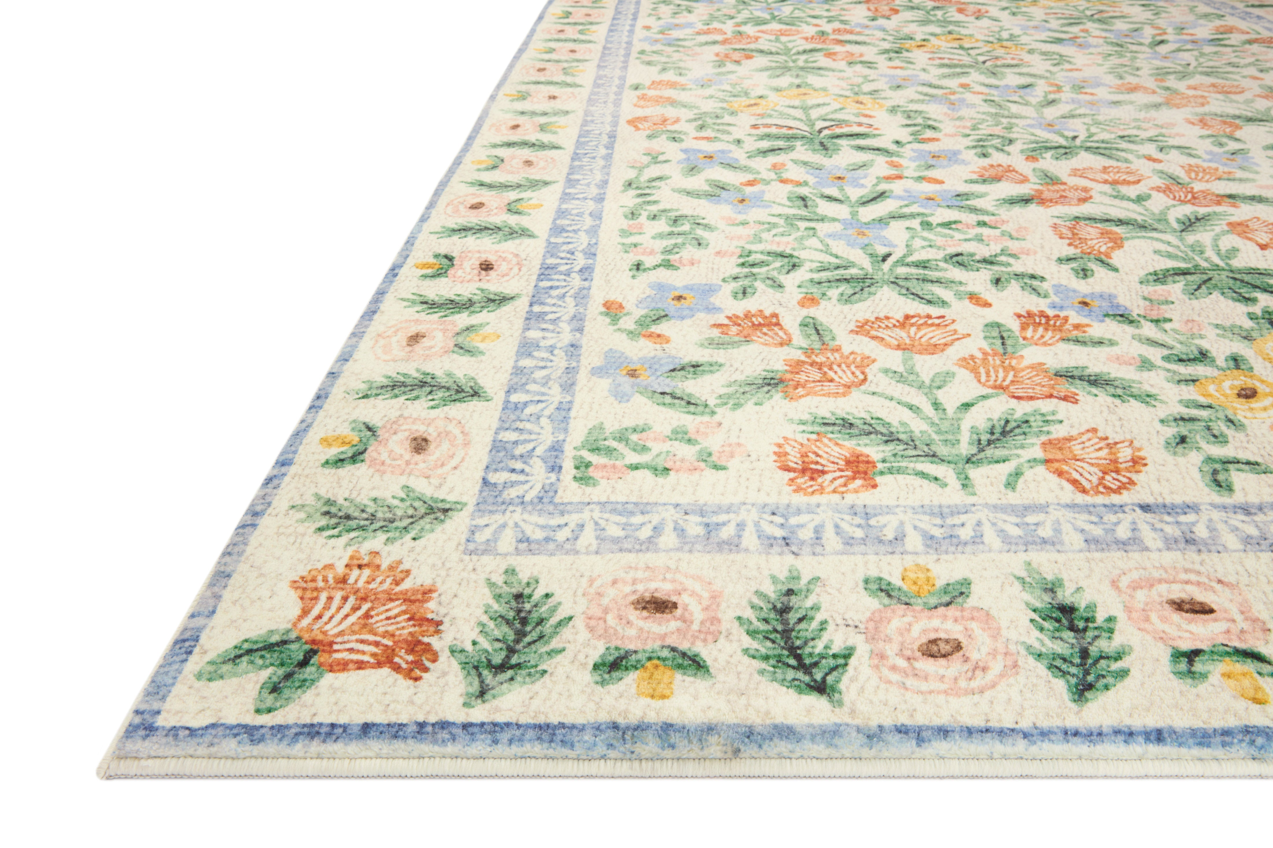 Rifle Paper Co. x Loloi Eden Mughal Garden Cream Rug - Rug & Weave