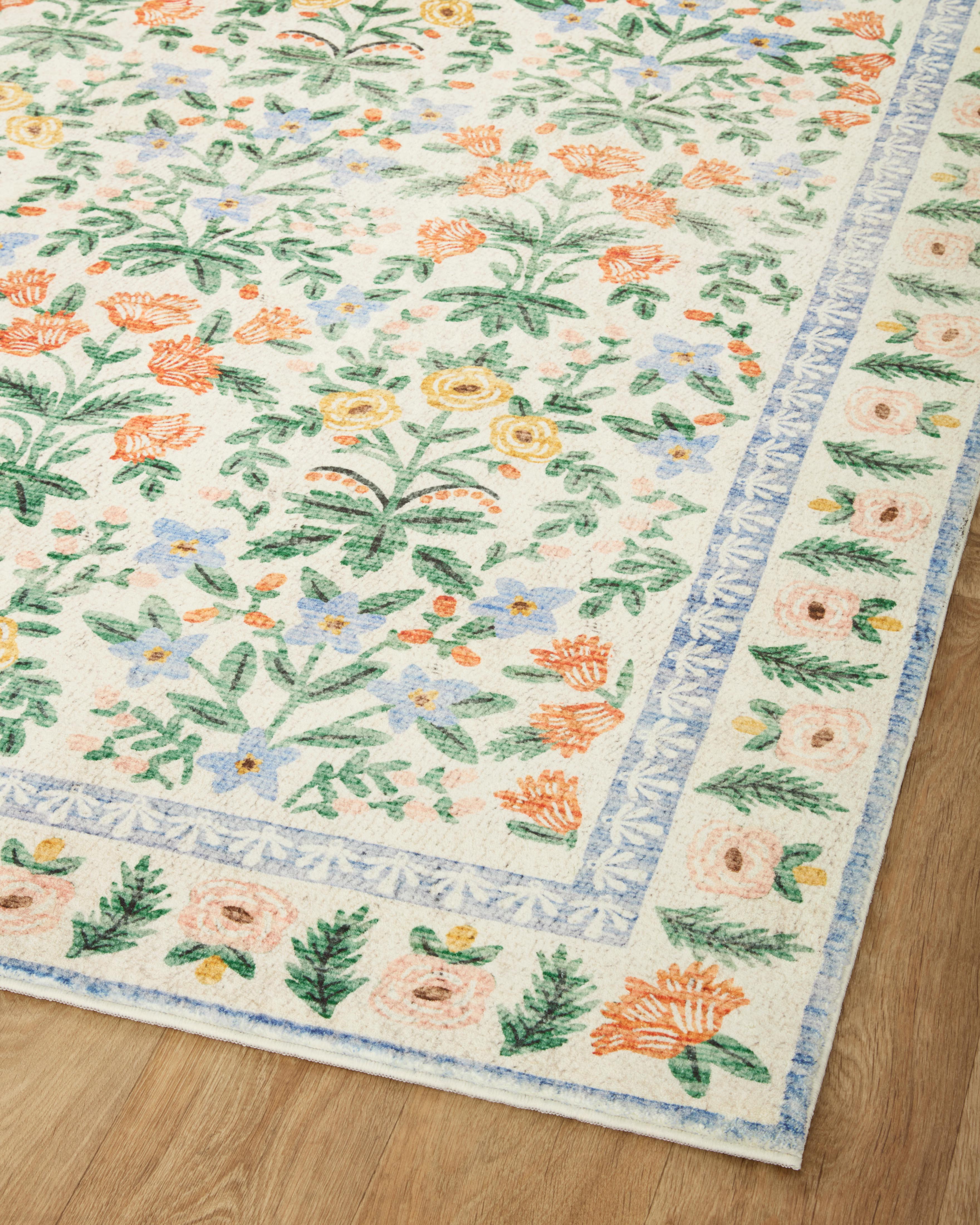Rifle Paper Co. x Loloi Eden Mughal Garden Cream Rug - Rug & Weave