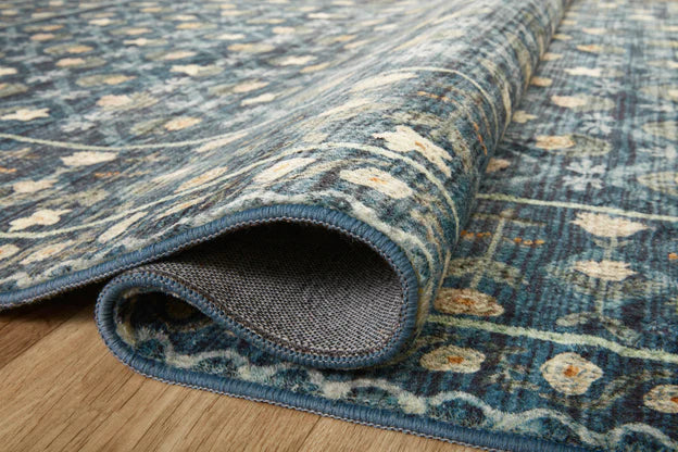 Rifle Paper Co. X Loloi/ Eden Lattice Indigo Rug 0-RUGS-patterned Loloi