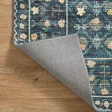 Rifle Paper Co. X Loloi/ Eden Lattice Indigo Rug 0-RUGS-patterned Loloi