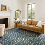 Rifle Paper Co. X Loloi/ Eden Lattice Indigo Rug 0-RUGS-patterned Loloi