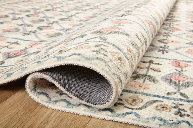 Rifle Paper Co. X Loloi Eden Lattice Ivory Rug 0-RUGS-patterned Loloi