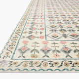 Rifle Paper Co. X Loloi Eden Lattice Ivory Rug 0-RUGS-patterned Loloi