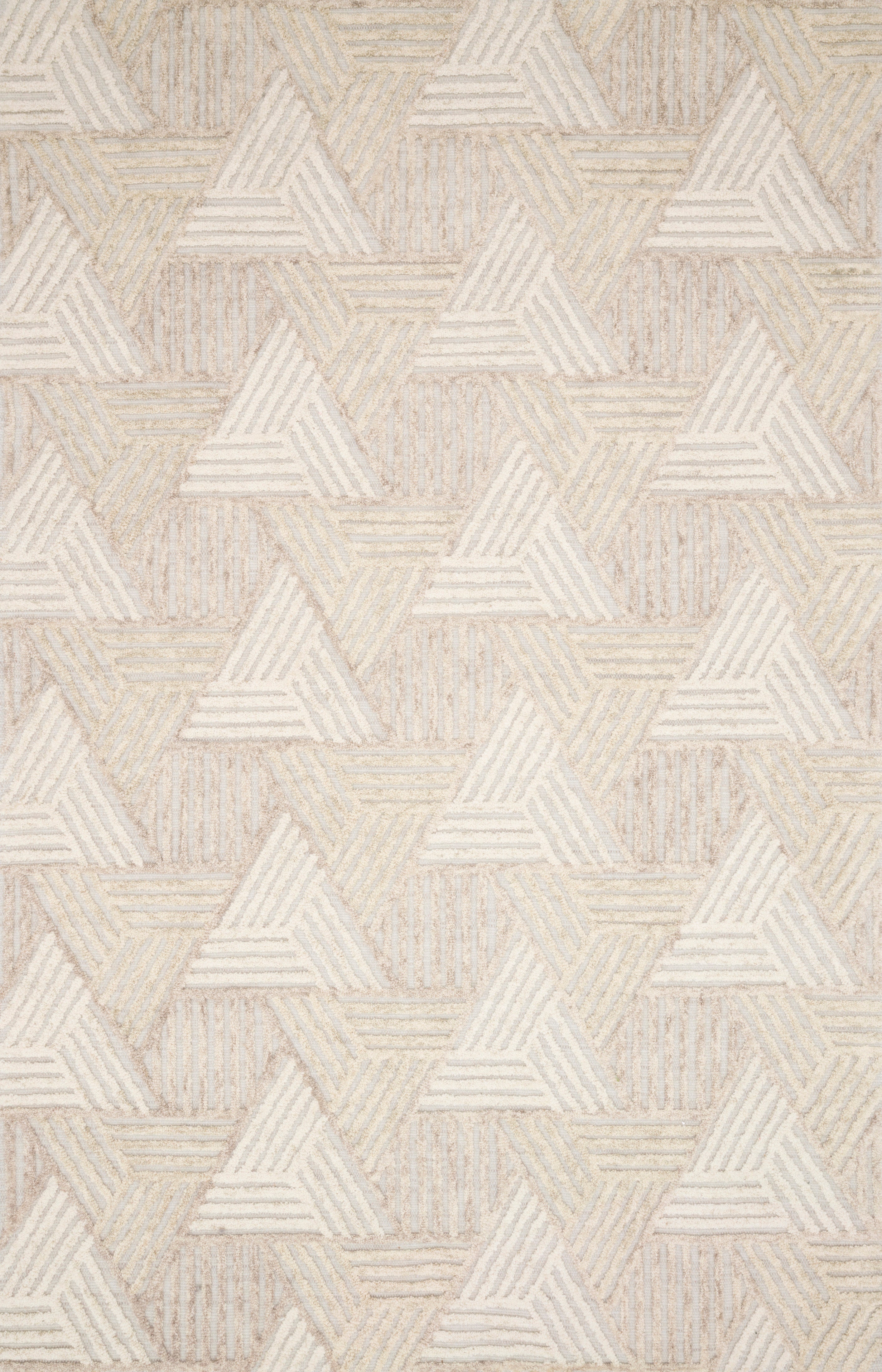 Loloi Ehren Oatmeal / Ivory Rug RUGS - wool Loloi