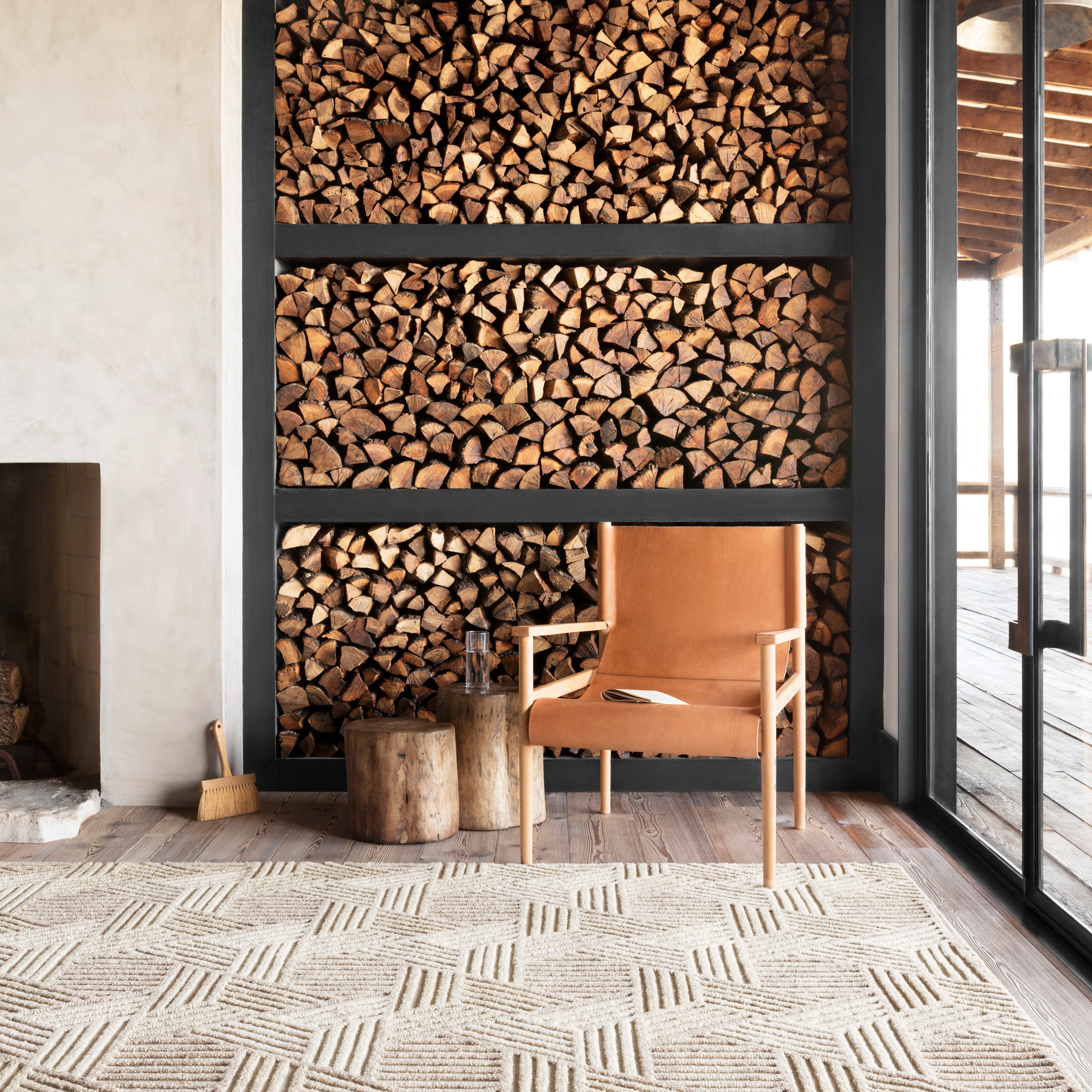 Loloi Ehren Oatmeal / Ivory Rug - Rug & Weave