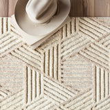 Loloi Ehren Oatmeal / Ivory Rug RUGS - wool Loloi
