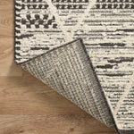Loloi Fabian Charcoal / Ivory Diamond Rug 2-RUGS - patterned Loloi