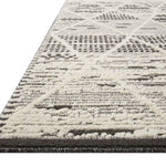 Loloi Fabian Charcoal / Ivory Diamond Rug 2-RUGS - patterned Loloi