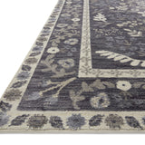 Rifle Paper Co. x Loloi Fiore Charcoal / White Rug 1-RUGS-patterned Loloi