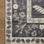 Rifle Paper Co. x Loloi Fiore Charcoal / White Rug 1-RUGS-patterned Loloi