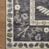 Rifle Paper Co. x Loloi Fiore Charcoal / White Rug 1-RUGS-patterned Loloi