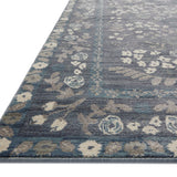 Rifle Paper Co. x Loloi Fiore Navy Grey Rug 3 - RUGS - patterned Loloi