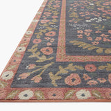 Rifle Paper Co. X Loloi/ Fiore Navy/ Rust Rug 3 - RUGS - patterned Loloi
