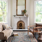 Rifle Paper Co. X Loloi/ Fiore Navy/ Rust Rug 3 - RUGS - patterned Loloi