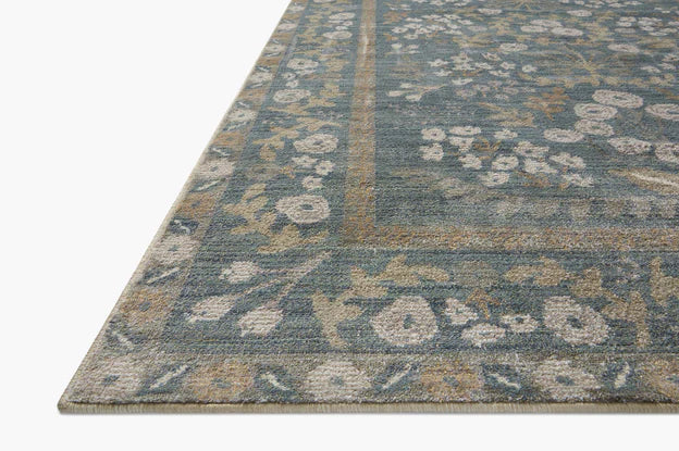 Rifle Paper Co. X Loloi/ Fiore Slate/ Sage Rug 3 - RUGS - patterned Loloi