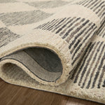 Chris Loves Julia x Loloi Francis Beige / Charcoal Rug - Rug & Weave