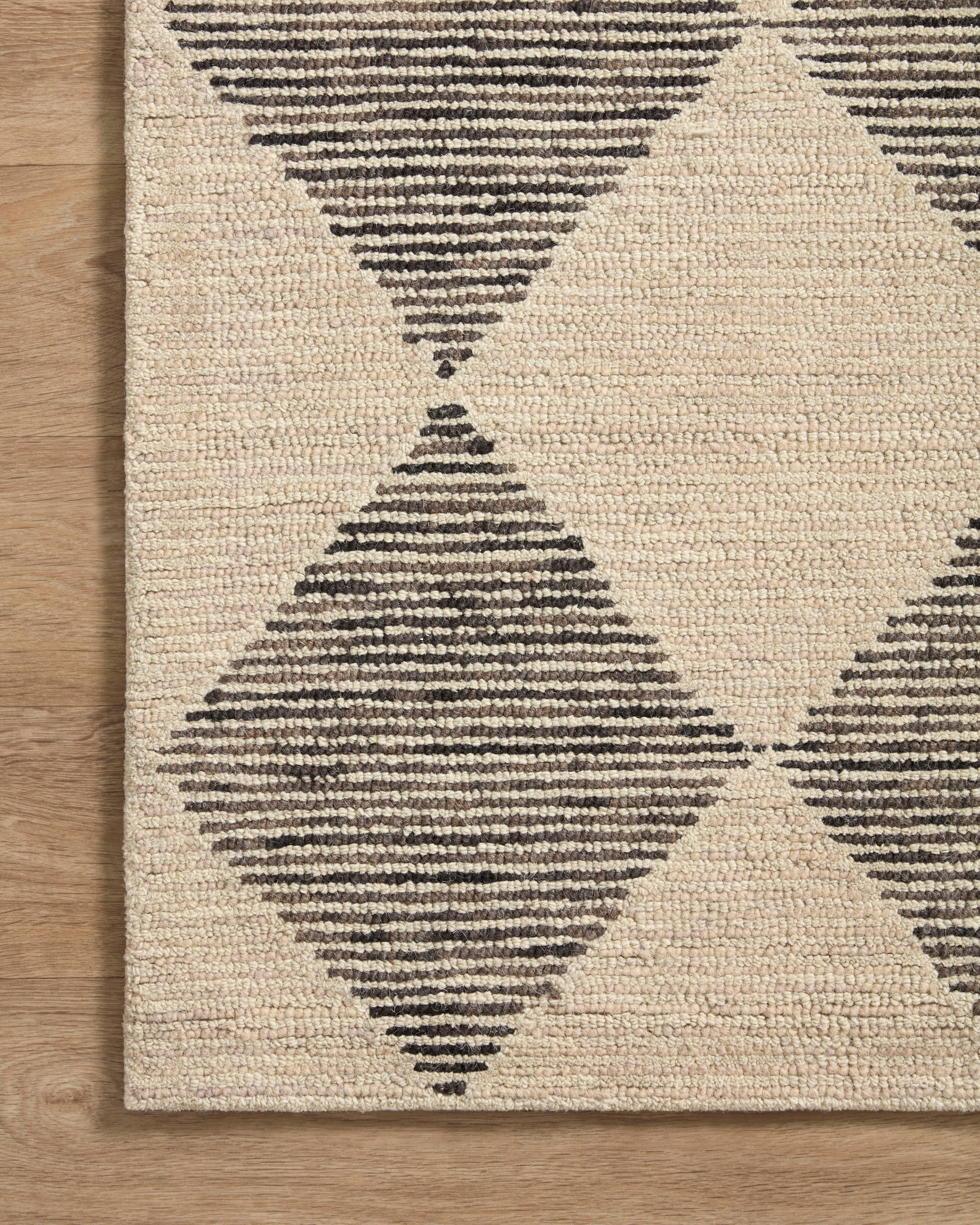 Chris Loves Julia x Loloi Francis Beige / Charcoal Rug - Rug & Weave