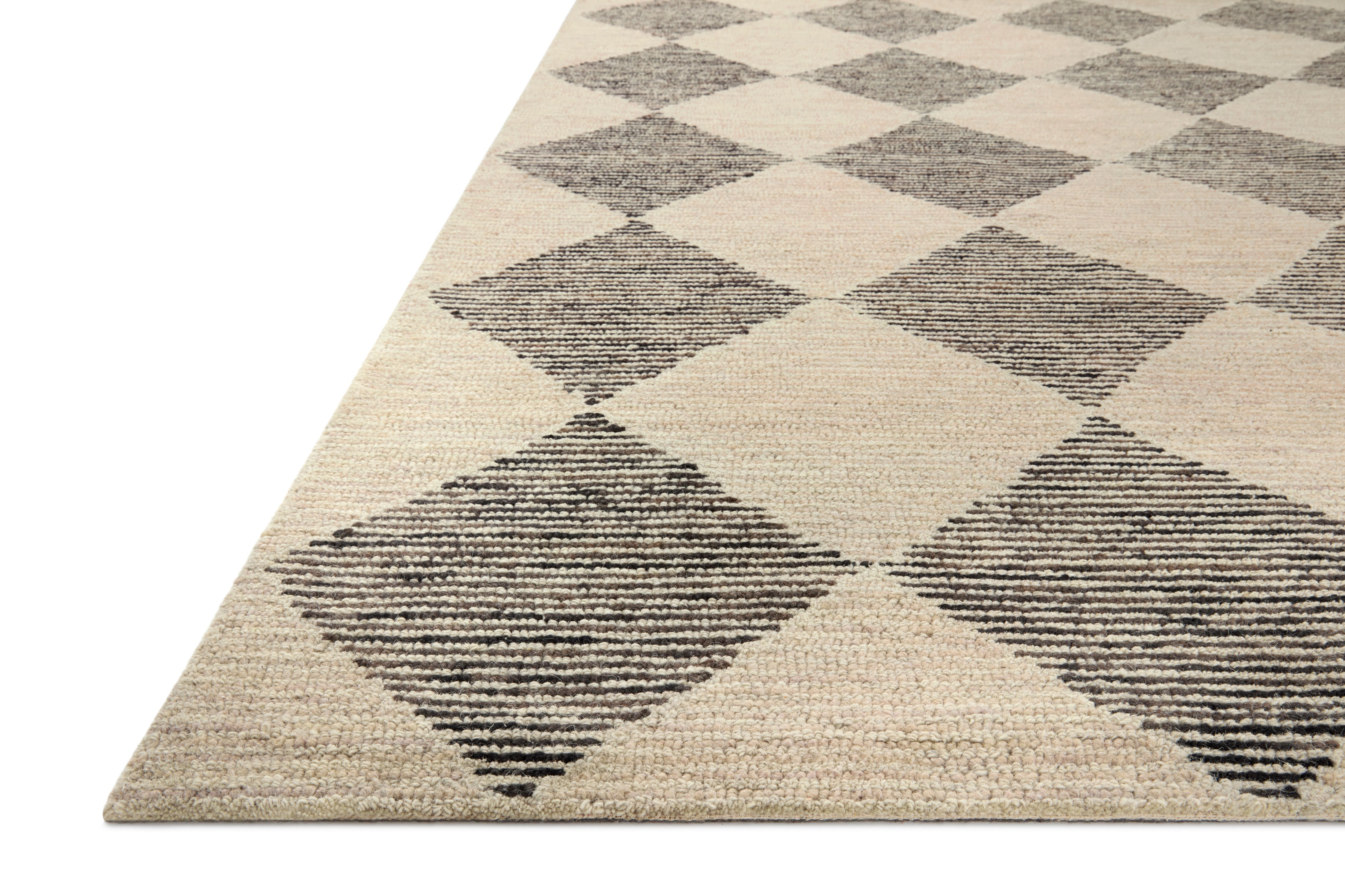 Chris Loves Julia x Loloi Francis Beige / Charcoal Rug - Rug & Weave