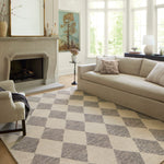 Chris Loves Julia x Loloi Francis Beige / Charcoal Rug - Rug & Weave