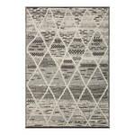 Loloi Fabian Charcoal / Ivory Diamond Rug 2-RUGS - patterned Loloi