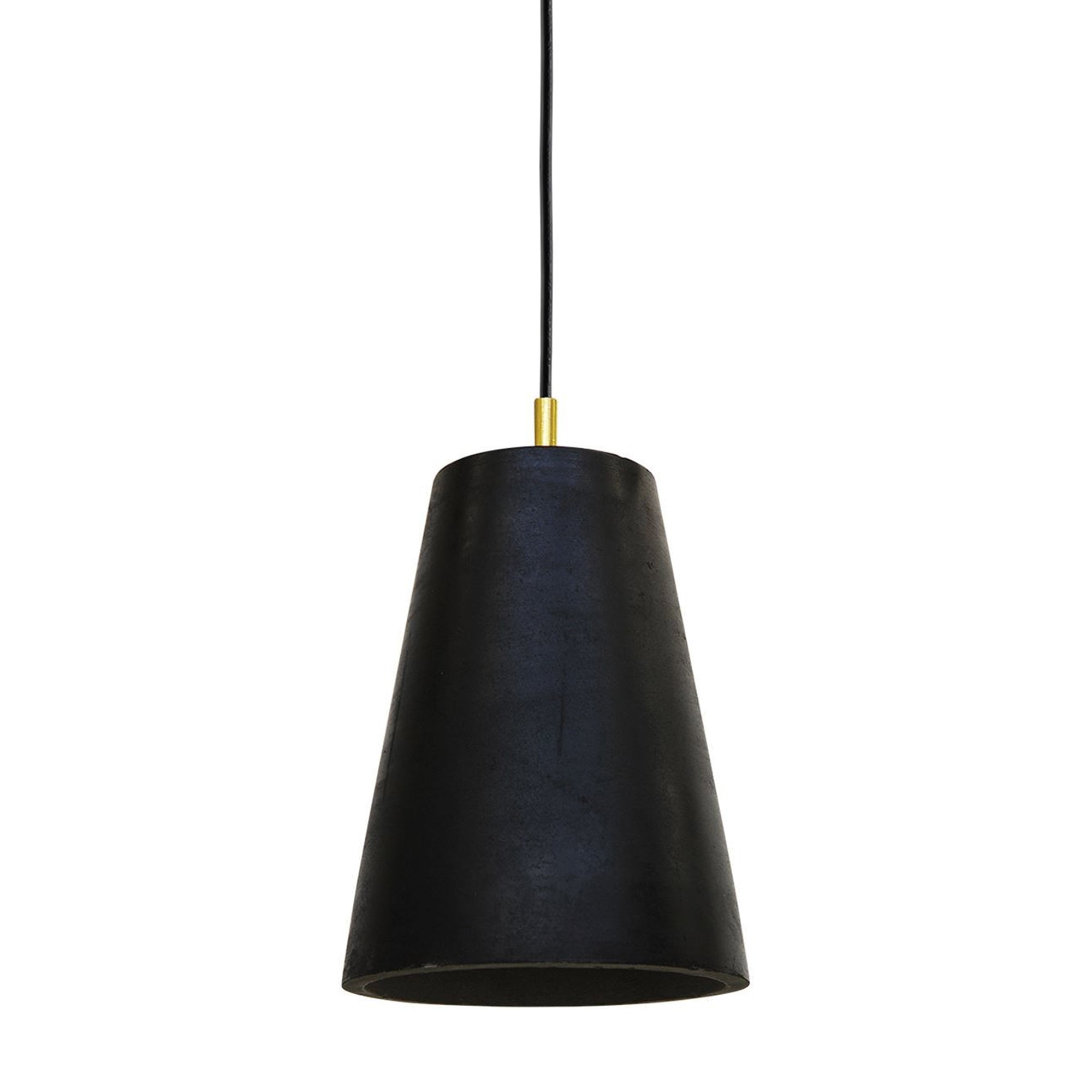 Fauna Black Concrete Pendant Light - Rug & Weave