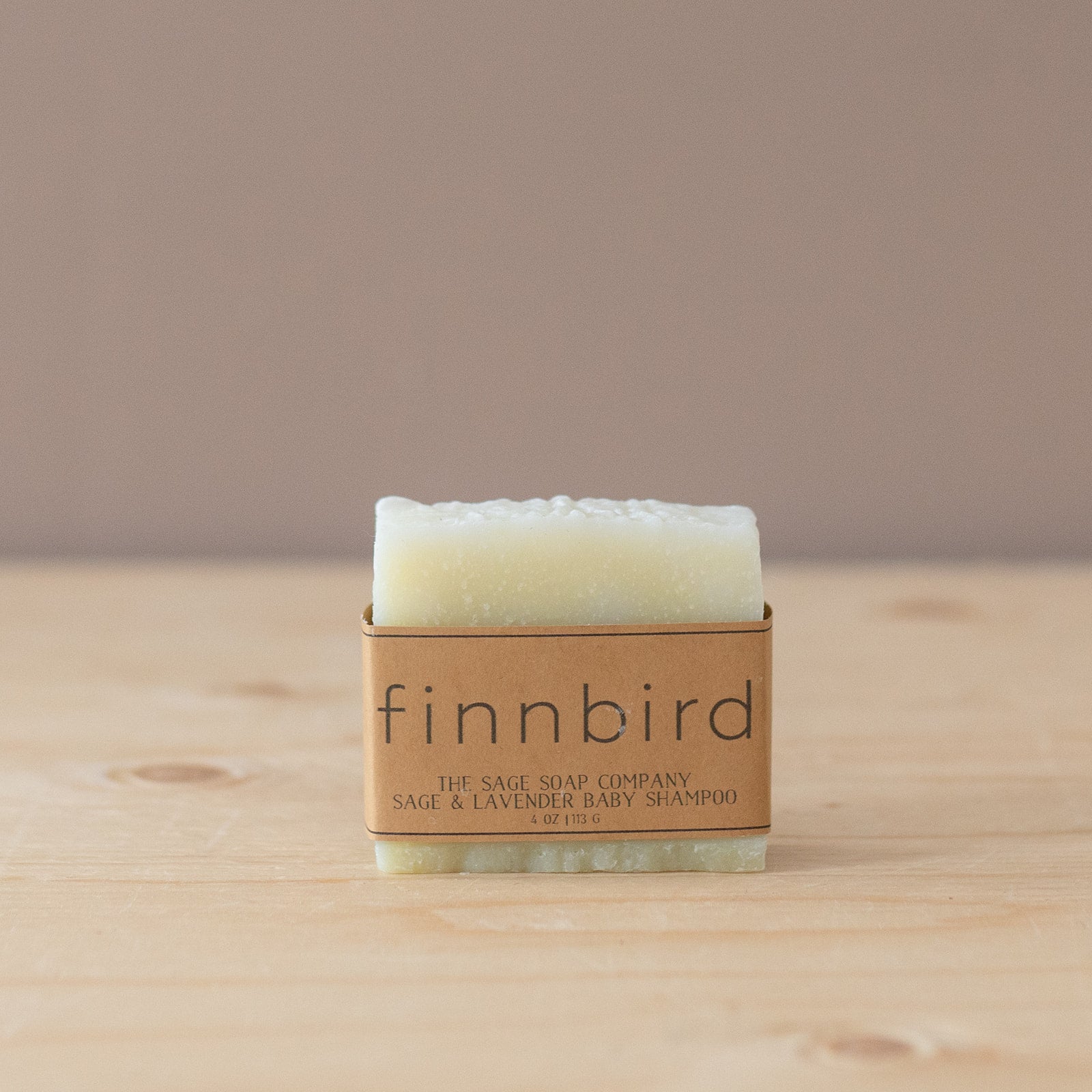 Finnbird Sage & Lavender Baby Shampoo Soap Bar - Rug & Weave