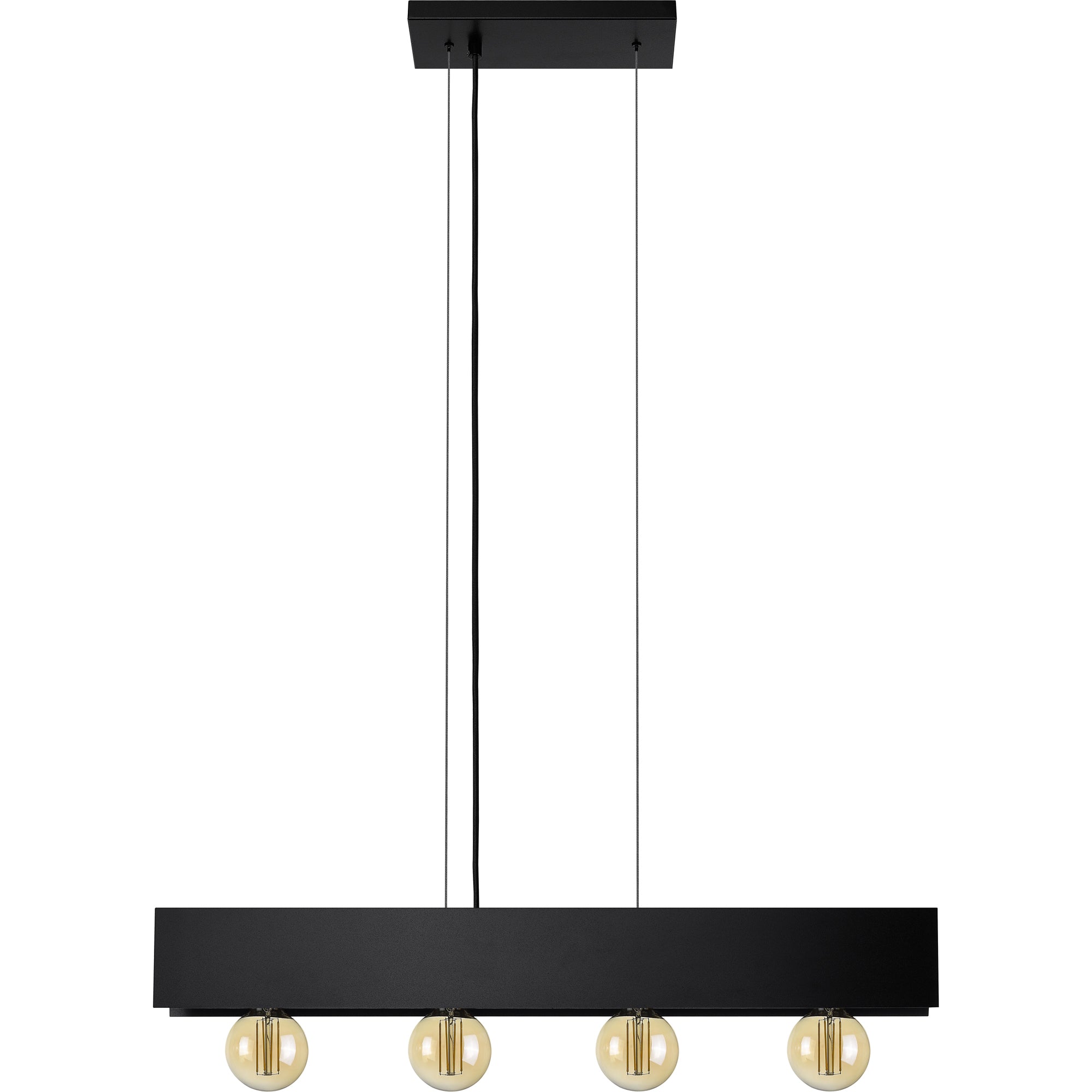 Flora Black Steel Pendant Light - Rug & Weave