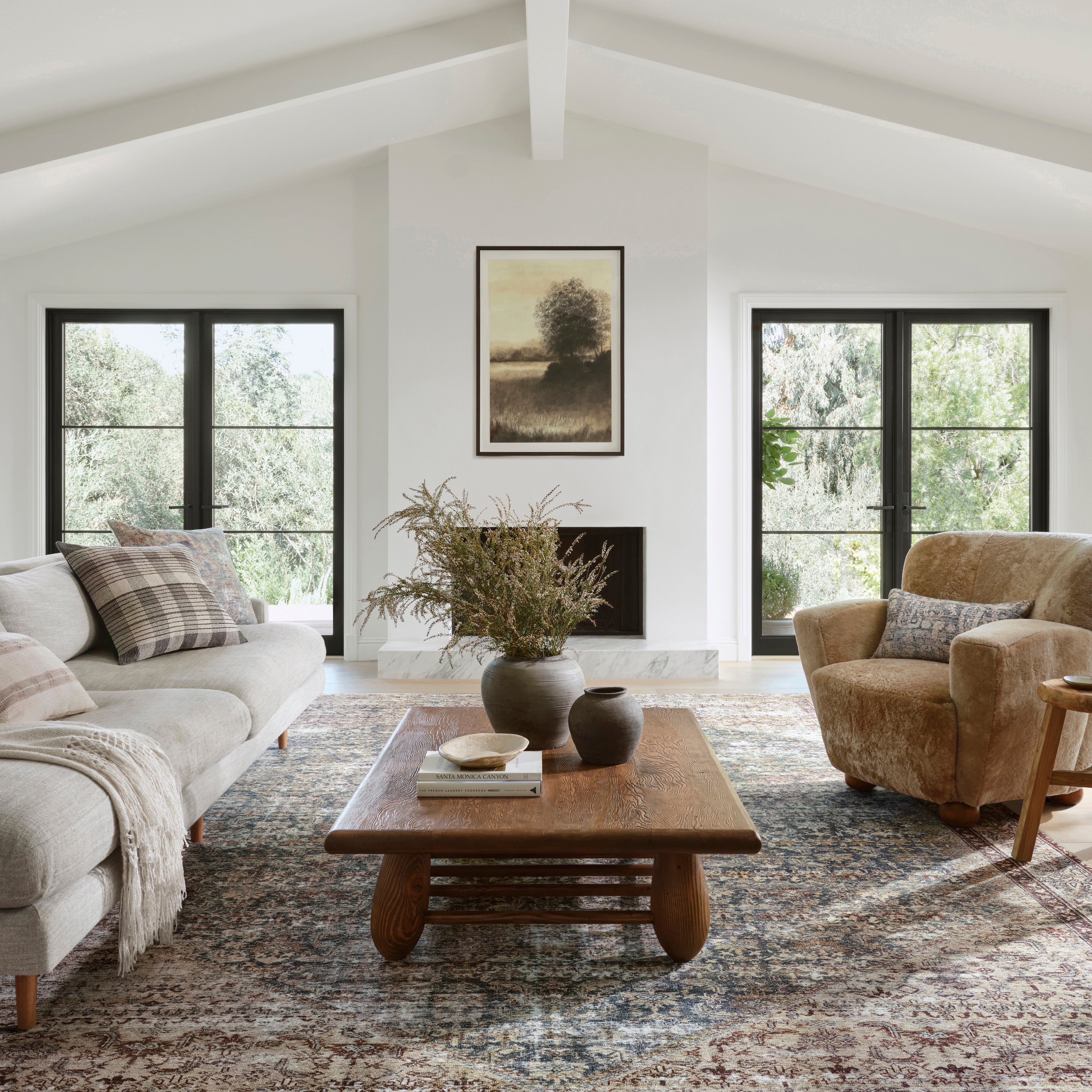 Amber Lewis x Loloi Georgie Teal / Antique Rug - Rug & Weave