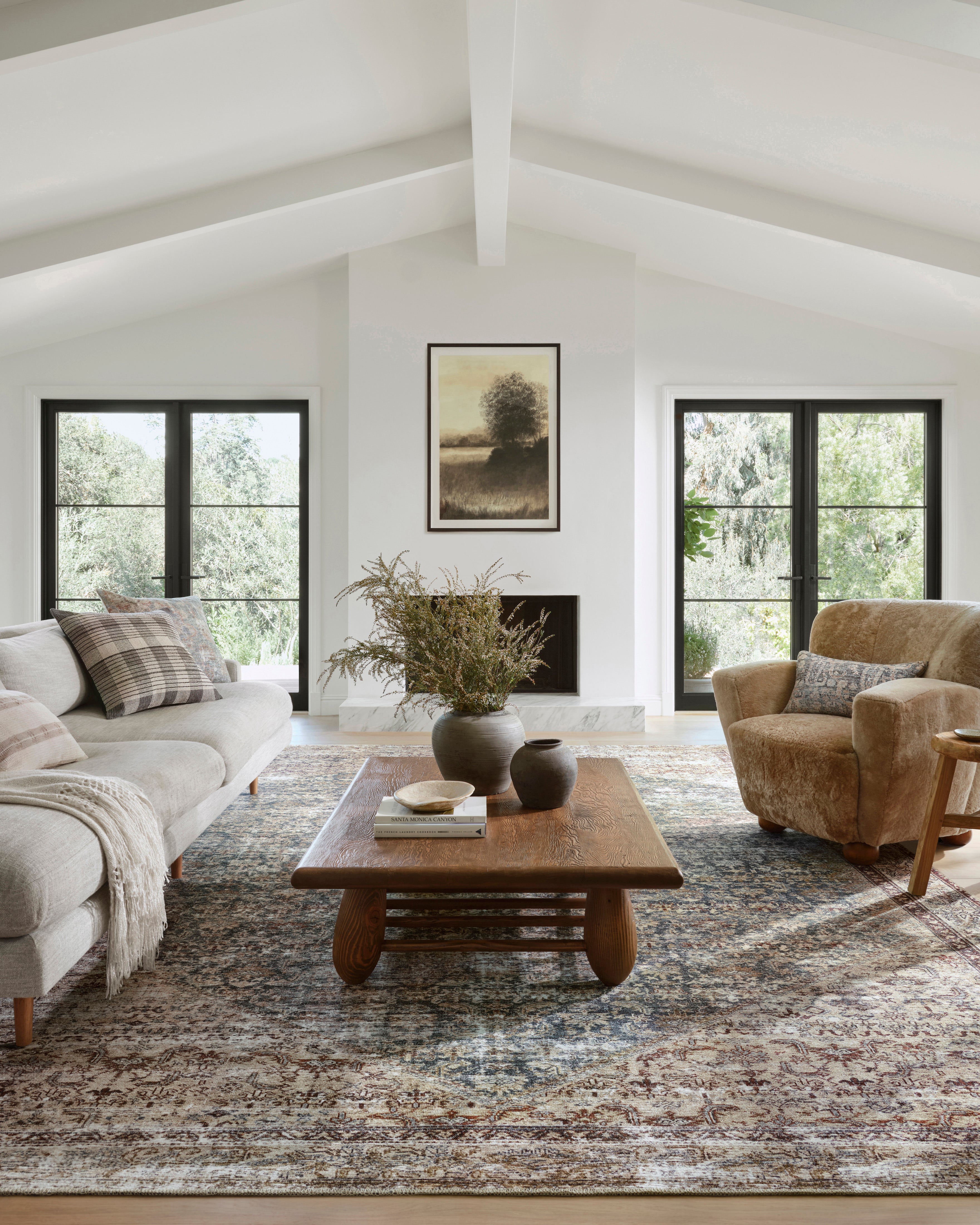 Amber Lewis x Loloi Georgie Teal / Antique Rug - Rug & Weave