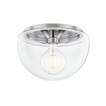 Grace Round Flush Mount LIGHTING - flush mount Hudson Valley Lighting 13.75" x 9.5" Polished Nickel