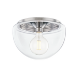Grace Round Flush Mount LIGHTING - flush mount Hudson Valley Lighting 13.75" x 9.5" Polished Nickel